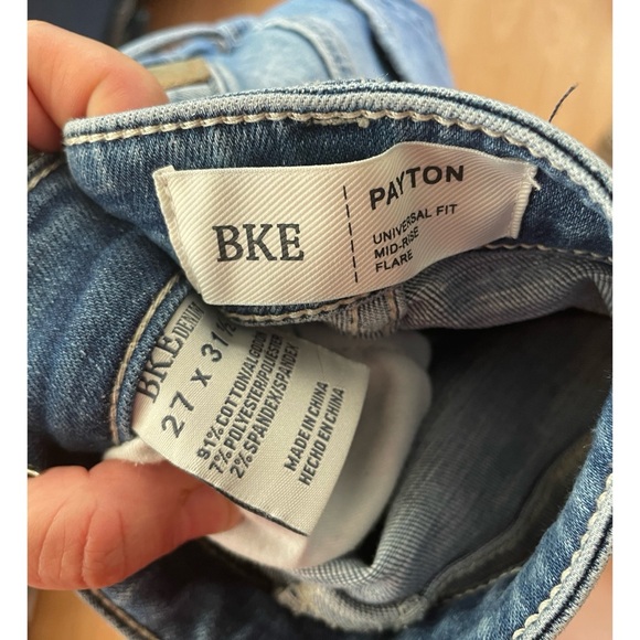 BKE Blue Flare Wide Leg Jeans - Picture 6 of 6